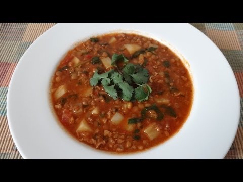 Recetas de Sopa de chorizo española carnosa