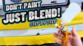 How to spot paint a bumper cover!