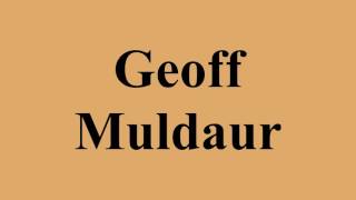 Geoff Muldaur