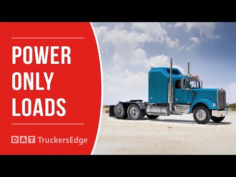 Part of a video titled How to find Power Only loads - YouTube