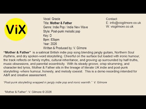 Gracie - Mother & Father (Key D) 83bpm (2026)