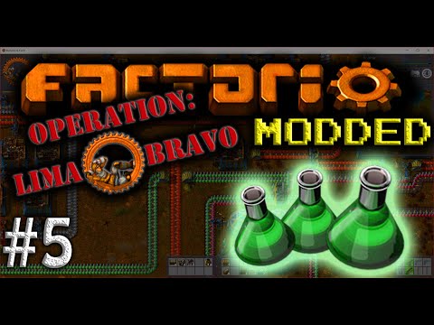Factorio 0.18 Lazy Bastard Achievement Hunting - Modded: Ep.5 - Green Science!