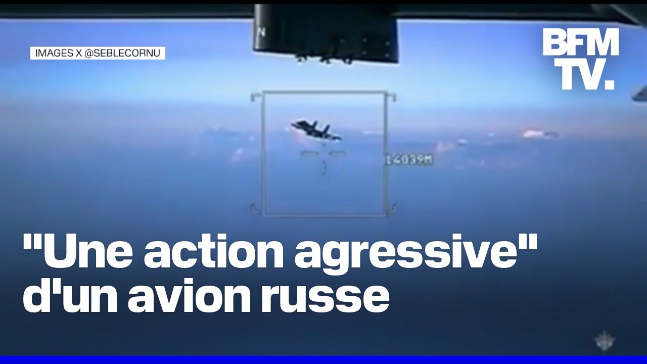 Ukraine: la France dénonce "l'action agressive" d'un avion russe contre un drone français