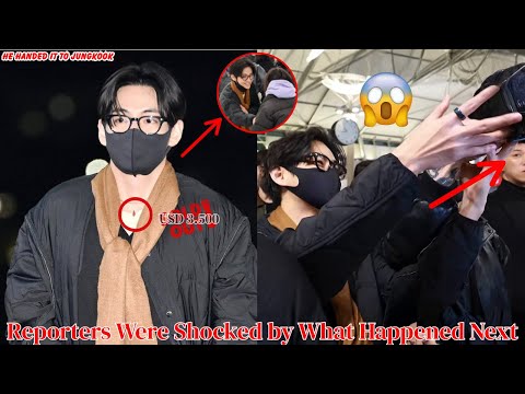 Kim Taehyung Handed Him the Camera &mdash; Jungkook Next Move Shocked Reporters