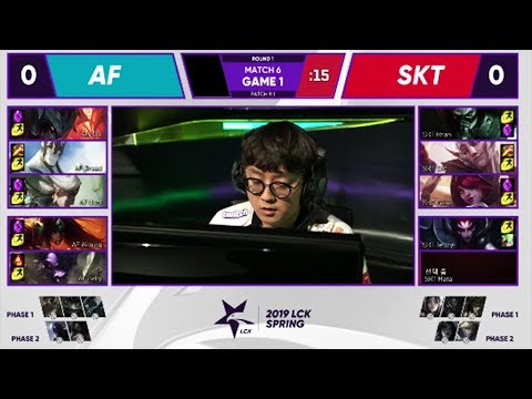 [LCK Spring 2019] Afreeca Freecs vs SK Telecom T1 Highlights
