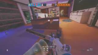 【R6S】Hackerとの1on1に勝って4kill！