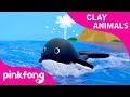 How To Make A Clay Whale Clay Animals Arts And Crafts Pinkfong Craft Time For Children