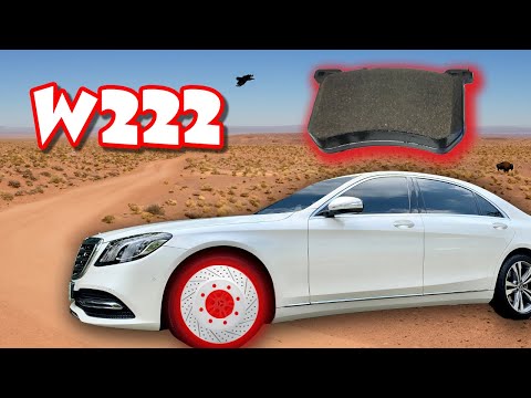 W222 Mercedes S Class Front Pads and Rotors Replacement