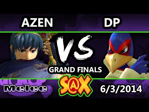 S@X Weekly - Azen (Marth) Vs. DP (Falco) SSBM Grand Finals - Smash Bros. Melee