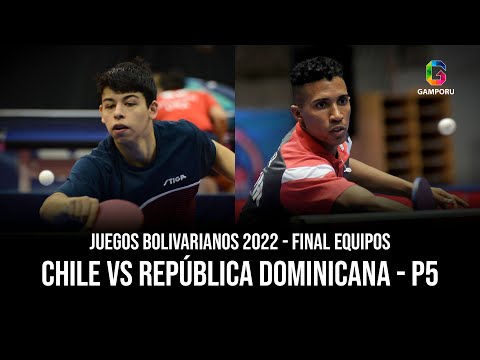 Bolivarianos 2022 - Final Eq: Nicolas Burgos (Chile) vs Samuel Gálvez (Republica Dominicana) - P5