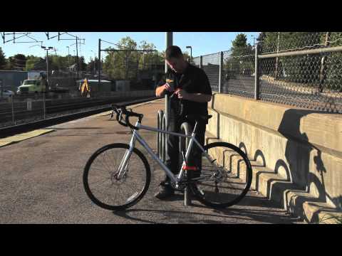 Proper Bike Lock-Up Video with a U-Lock