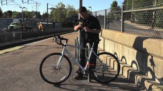 Proper Bike Lock-Up Video with a U-Lock