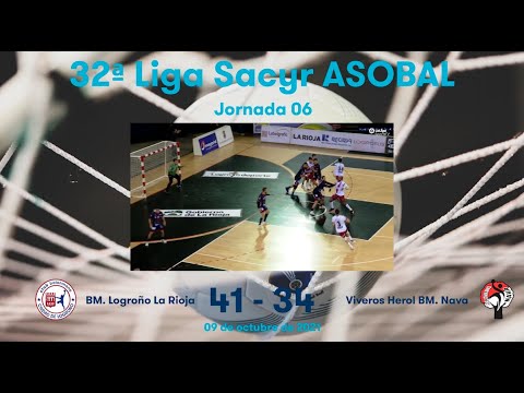 32ª Liga Sacyr ASOBAL J06: BM. Logroño La Rioja - Viveros Herol BM. Nava 41-34