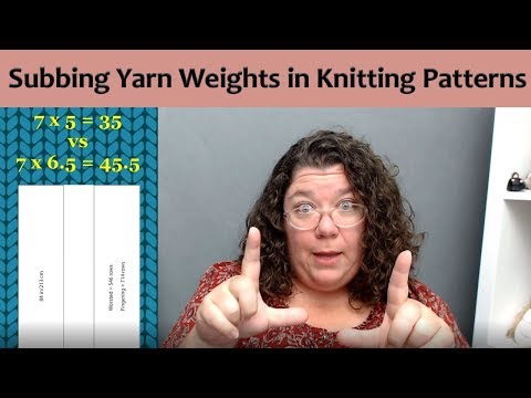 How to Substitute Different Yarn Weights in a Knitting Pattern