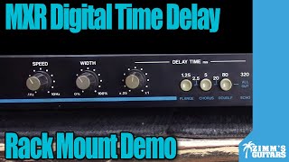 Video thumbnail for MXR Digital Time Delay Rack Mount by ZIMM'S GUITARS