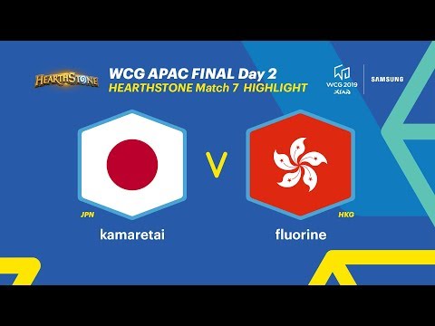 [HIGHLIGHTS] WCG 2019 Xi’an, APAC Final – Hearthstone, 7R, Japan vs Hong Kong, China (ENG)