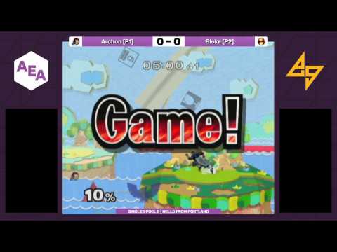 Archon vs. Bloke | SSBM-S Pool 8 | AEA