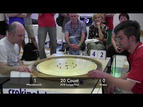 Crokinole - European Singes Final - Létay v Berzlánovich