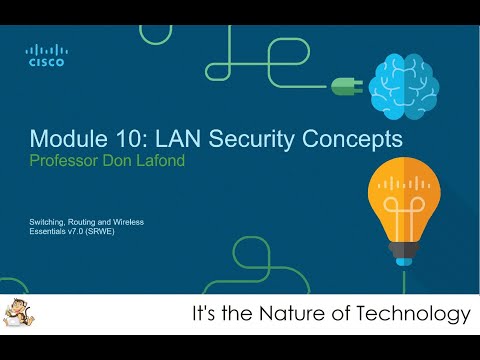 NetAcad SRWE Module 10: Switch Security Concepts Presentation