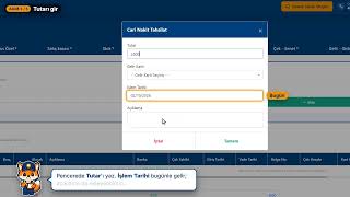 Hitit Plus Yeni Cari Hareket Girisi