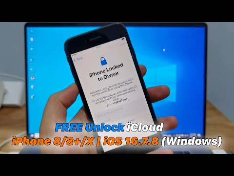 FREE Unlock/Bypass iCloud iPhone 8/8+/X | iOS 16.7.8 (Windows)