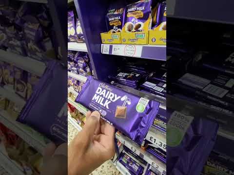 CADBURY DAIRY MILK, SALTED CARAMEL AT TWICKENHAM TESCO, LONDON, ENGLAND, UNITED KINGDOM