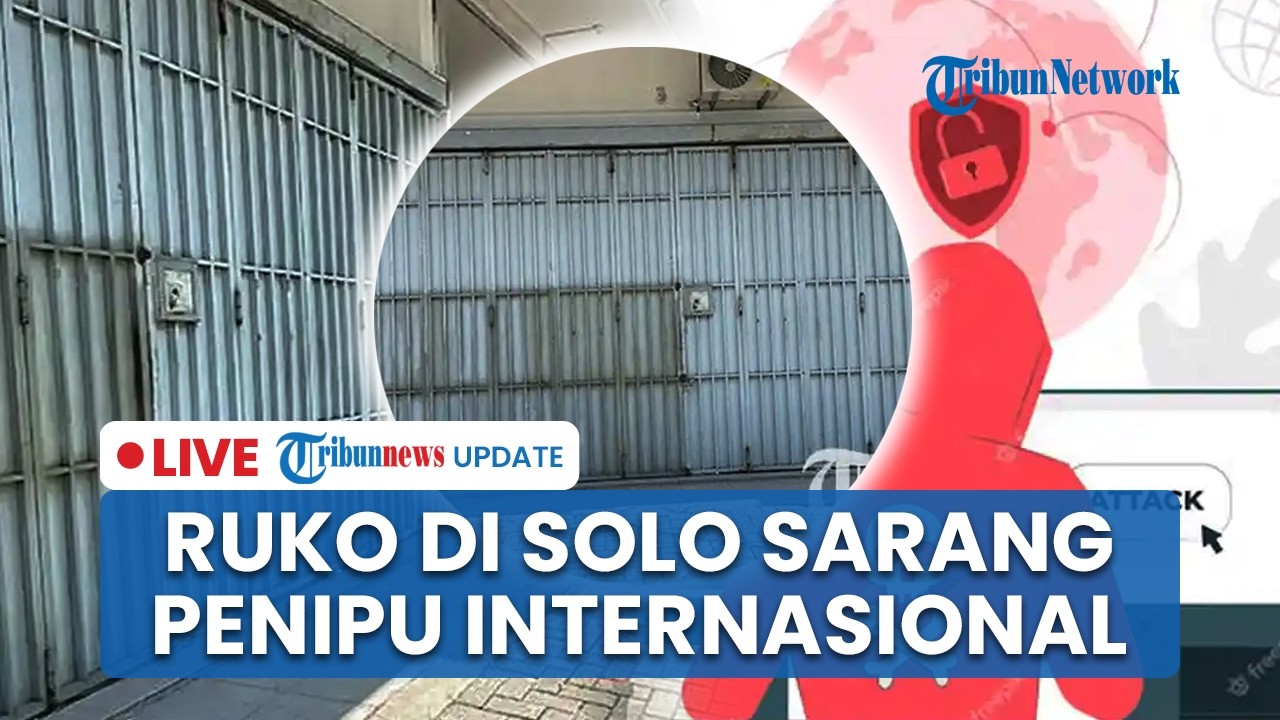LIVE: Sebuah Ruko di Sukoharjo, Solo Jateng Ternyata Jadi Sarang Scammer Jaringan Internasional