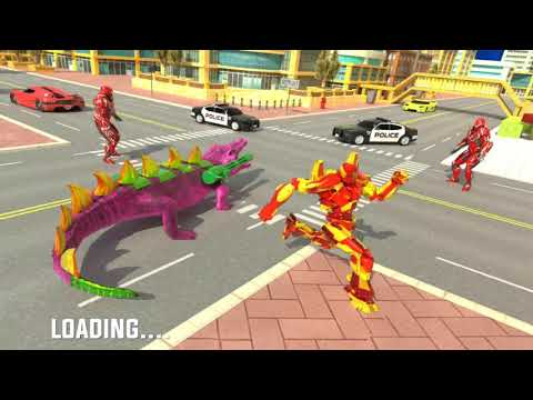 Crocodile Robot Car Transforming Mega Robot Games - Android Gameplay #1