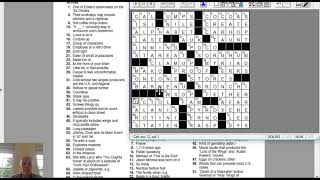 A Puzzle with Character - Matt Gaffney, week 4