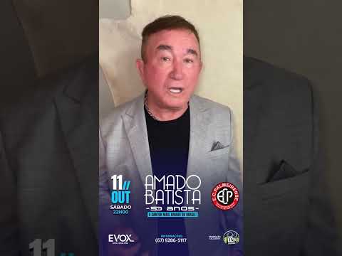 Amado Batista Chamada de Show Santa Cruz das Palmeiras SP - 2025
