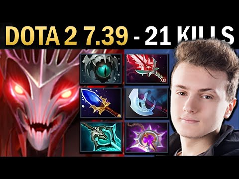 Spectre Gameplay with 21 Kills and Manta Style - Dota 7.39