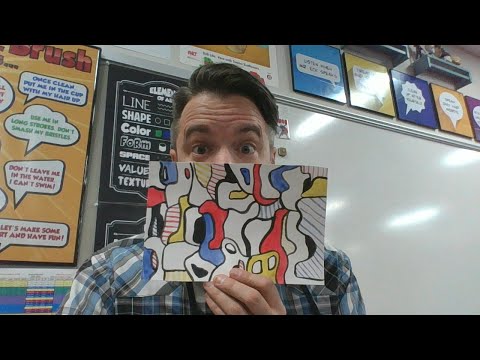 Dubuffet Painting - An Upper Elementary Art Lesson