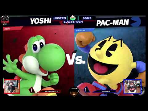 Sugar Rush Smash Tourney - Winners Semis - YellowRello Vs TeS|MicDrop