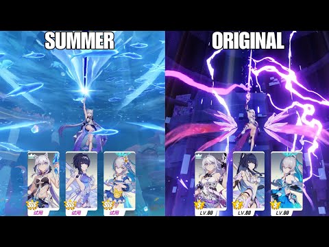 TRIO ULTIMATE SUMMER in Potatos Phone 🥔 (Honkai Impact 3)