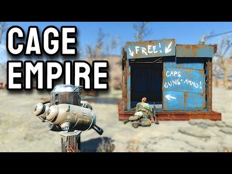 Fallout 4 Survival, But I Create A Gunner Cage Empire