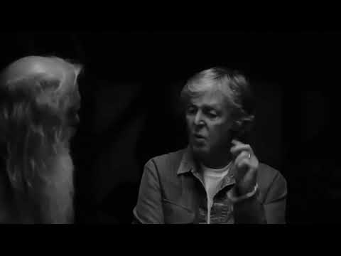 Paul McCartney & Rick Rubin listen to She Cries Wolf.