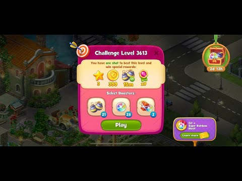 Challenge Levels 3612 - 3613 | GARDENSCAPES MICRO GAMEPLAY HD