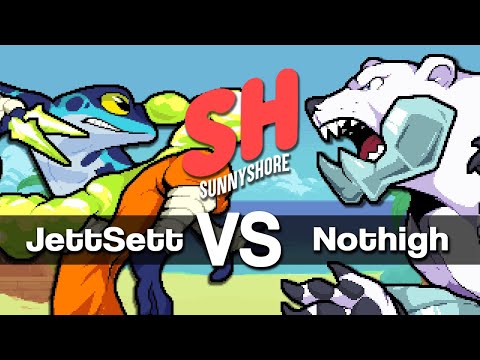 Sunnyshore 2022 WR2 Pools - JettSett (Ranno) Vs. Nothigh (Etalus) RoA - Rivals of Aether