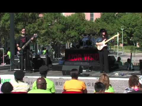 Lazor Vision @Discovery Green downtown Houston, TX 10/15/2010 God's Love & I Like It
