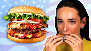 Irish People Try American Burgers