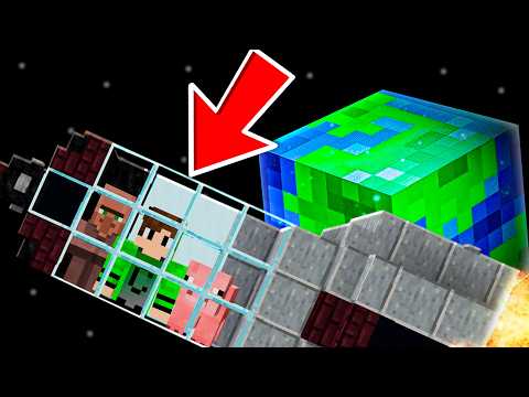 I Created A WORKING ROCKET In Minecraft!