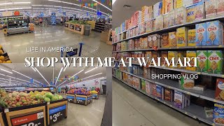 walmart grocery shopping in california | life in america silent vlog