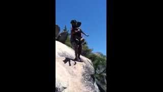 preview picture of video 'Ruca Pup Cliff Jumping'