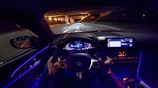 BMW 8 Series Coupe M850i NIGHT DRIVE POV with AMBI