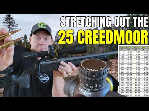 How Far Can a 25 Creedmoor REALLY Go?