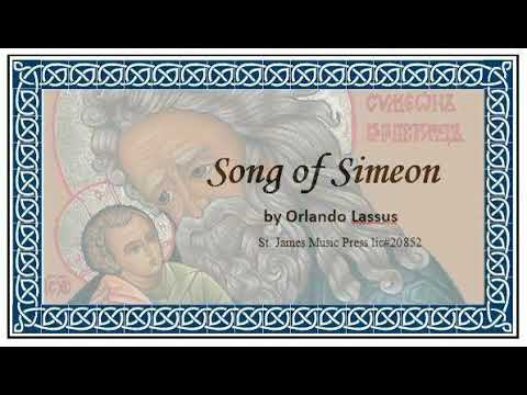 Song of Simeon by Orlando Lassus