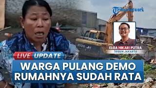 Nestapa Warga Kampung Bilik Jakbar, Pulang Demo di Balai Kota Jakarta Rumah Sudah Rata Kena Buldozer