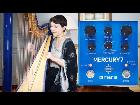 Meris Mercury7 Reverb Pedal Demo on Harp