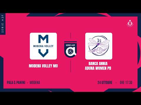 MODENA VOLLEY  MO - BANCA ANNIA ADUNA WOMEN PD | 2ª GIORNATA | A3F