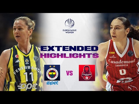 Fenerbahce Opet v Casademont Zaragoza | Full Game Highlights | EuroLeague Women 2025-26